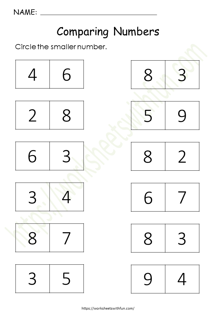 Whole Numbers Smaller Than 6